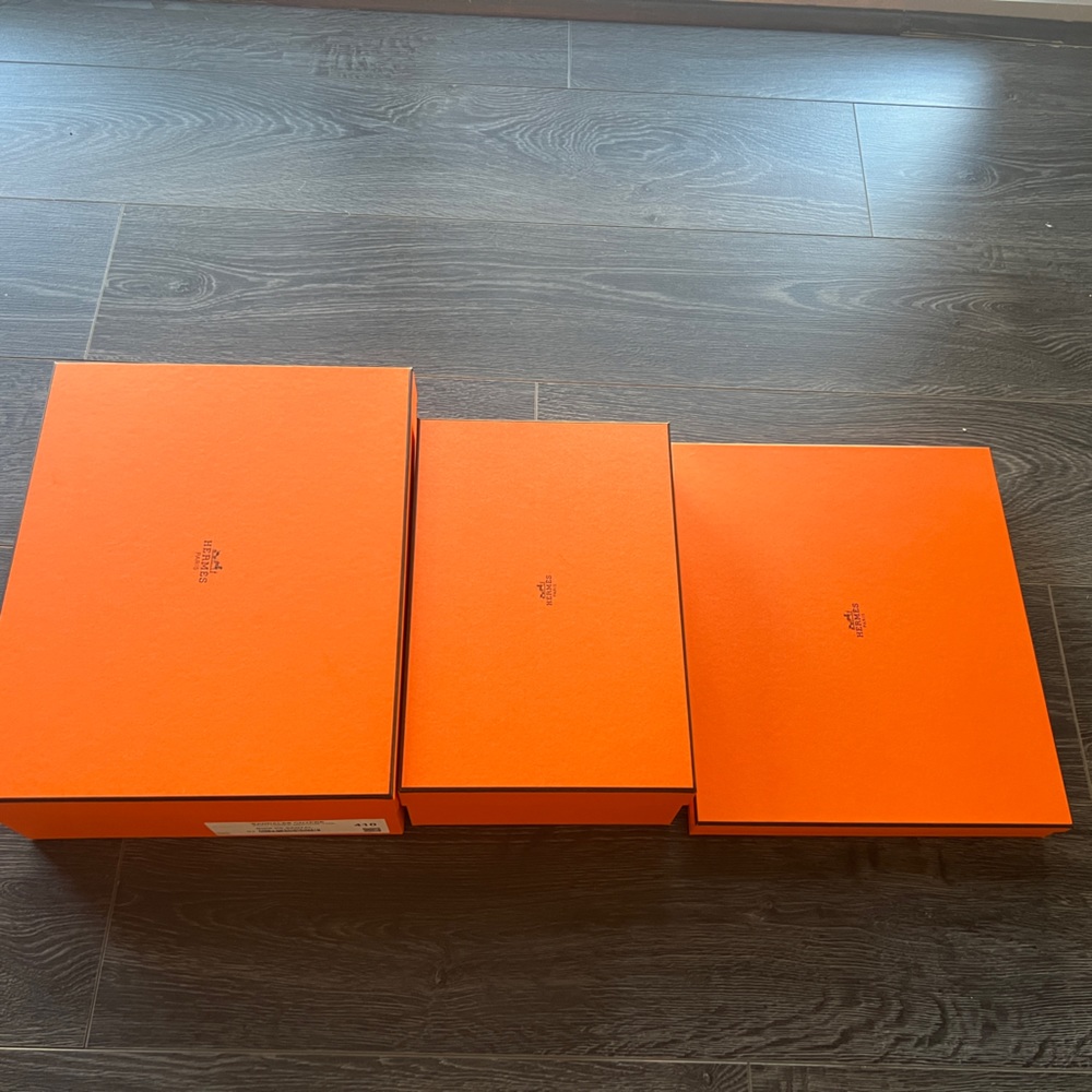 3 hermes boxes for sell